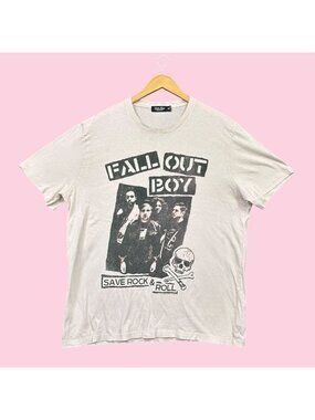 Fall Out Boy Save Rock & Roll Rock Band Poster Tee XXL